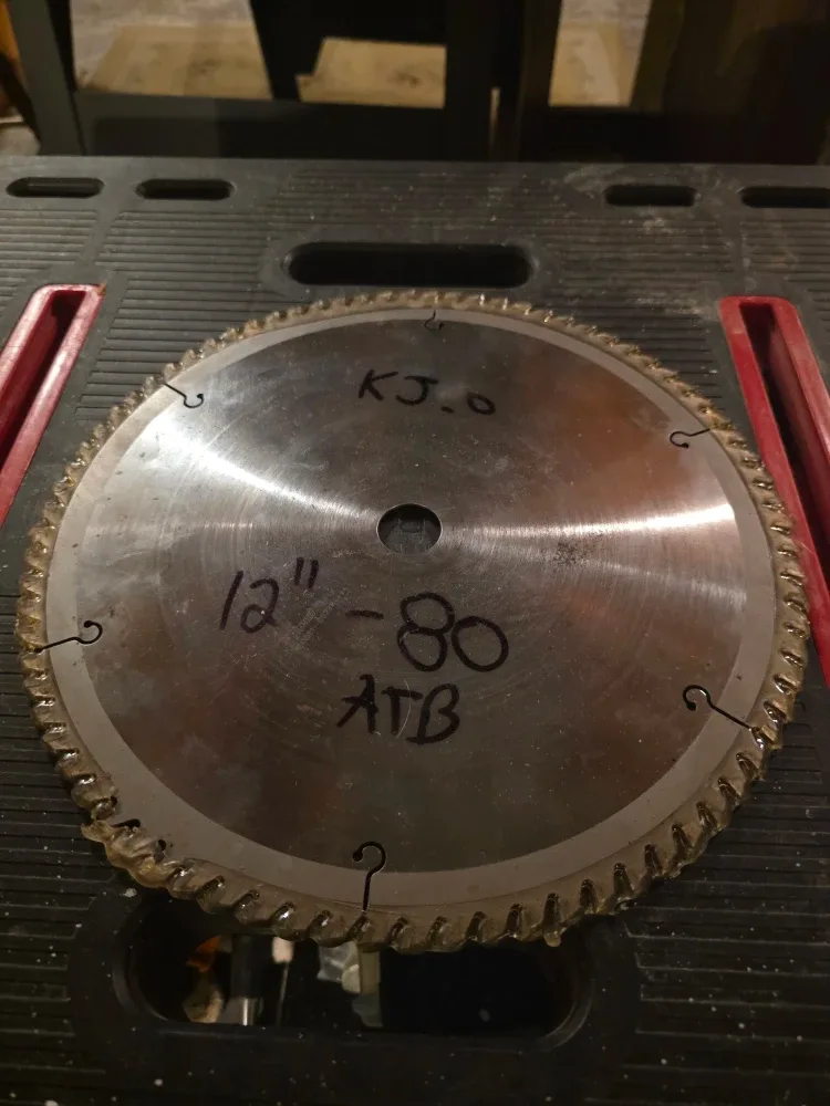 12" 80 ATB Saw Blade