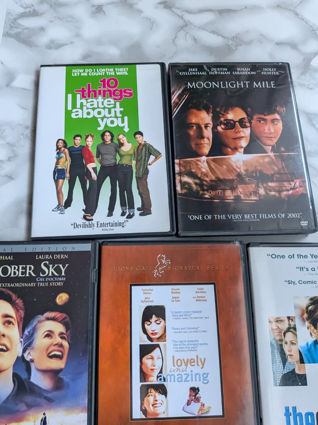 DVD Movie bundle: 10 Things I Hate About You, Bubble Boy, Ca image indicator(4)
