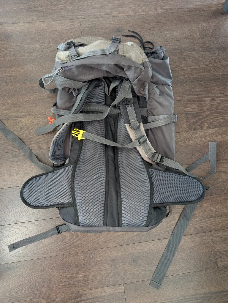 Trekking 60L Hiking Backpack - Grevish Green image indicator(2)