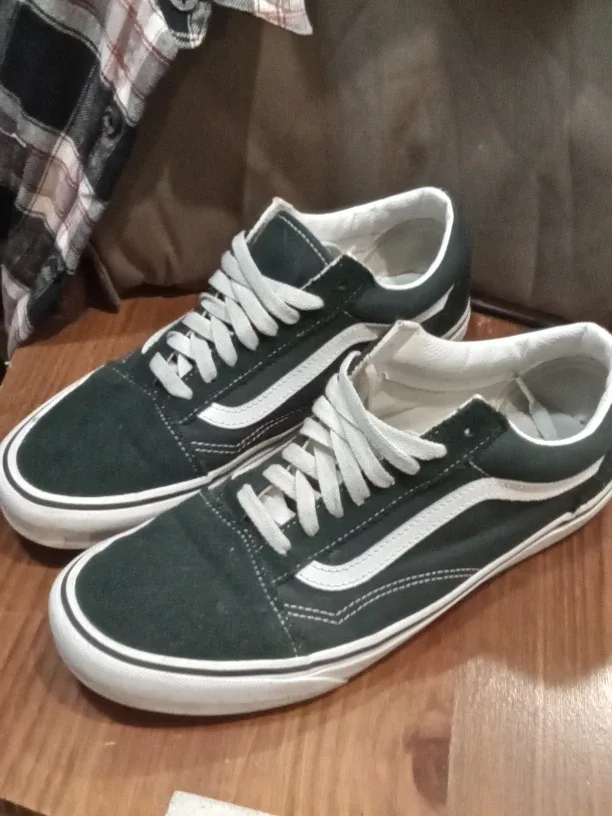Vans Old Skool Shoes, Green