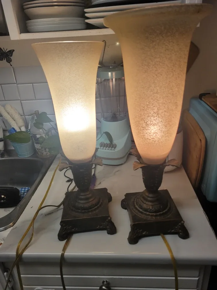 Pair of Vintage Style Table Lamps
