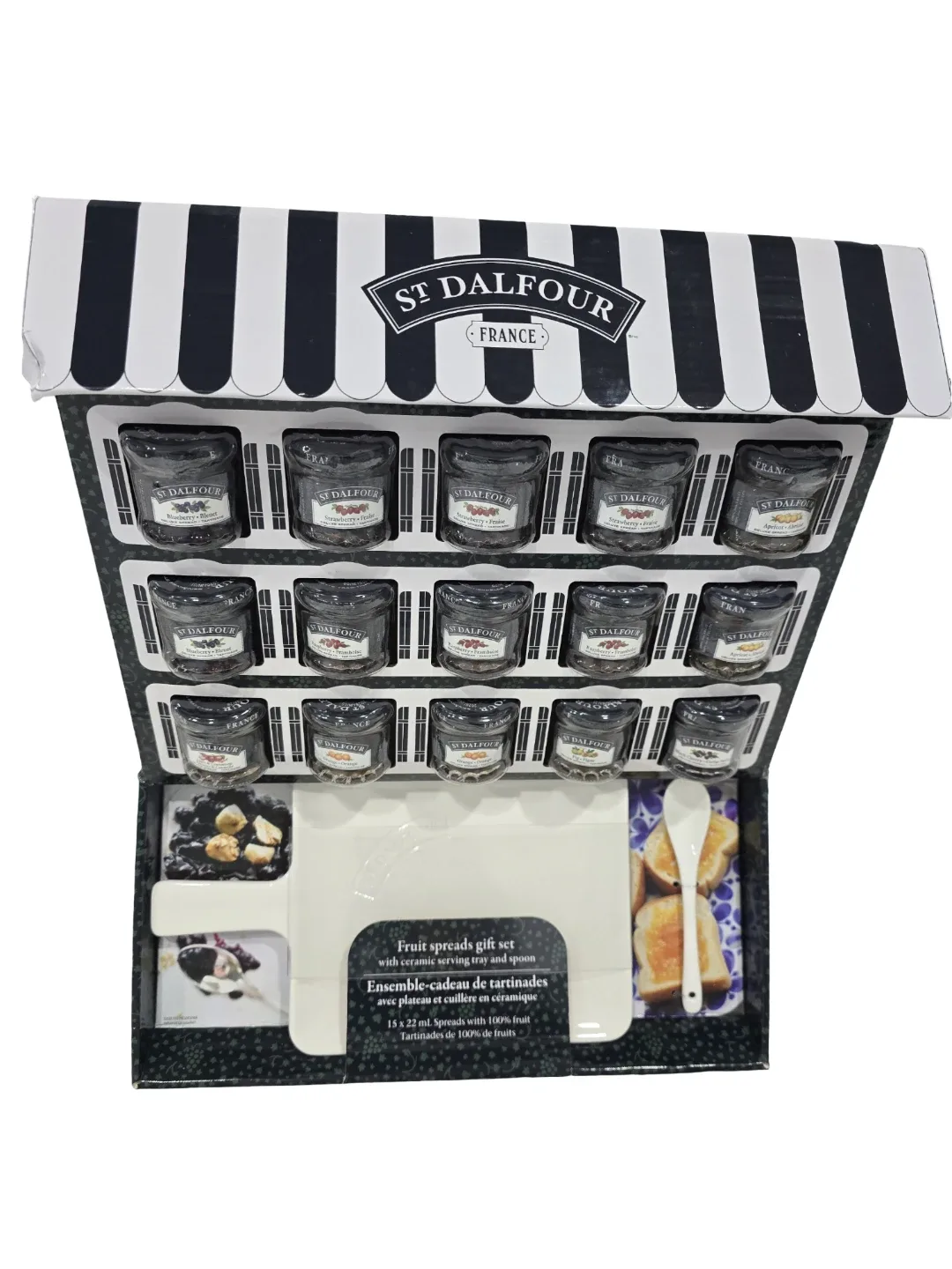 St Dalfour Fruit Spreads Gift Set, 15 x 22 ml