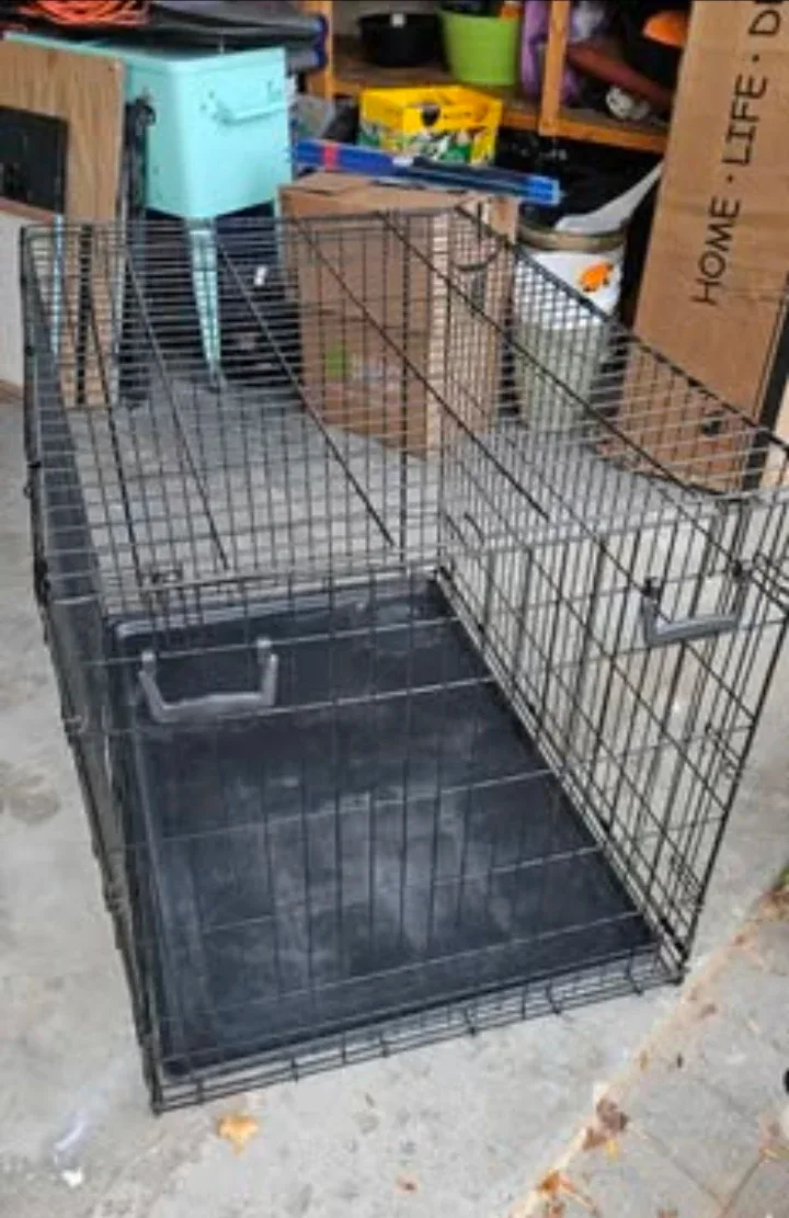 Large Black Dog Crate