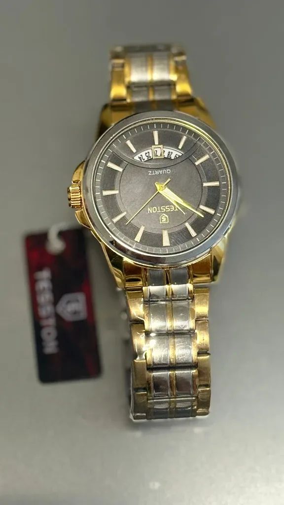 Tesston Quartz Watch - Gold & Silver image indicator(2)