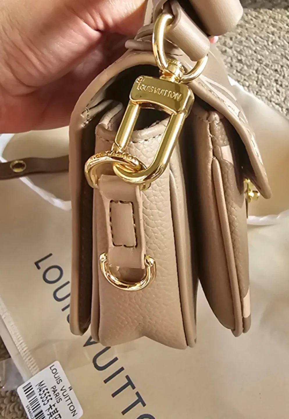 Louis Vuitton Monogram Empreinte Marais BB Bag image indicator(4)