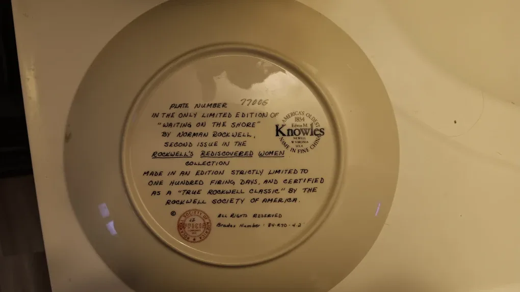 Norman Rockwell Plate image indicator(2)