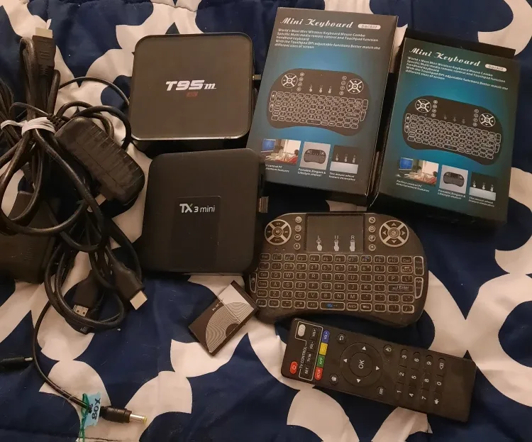 T95m & TX3 Mini Android TV Boxes + Mini Keyboards