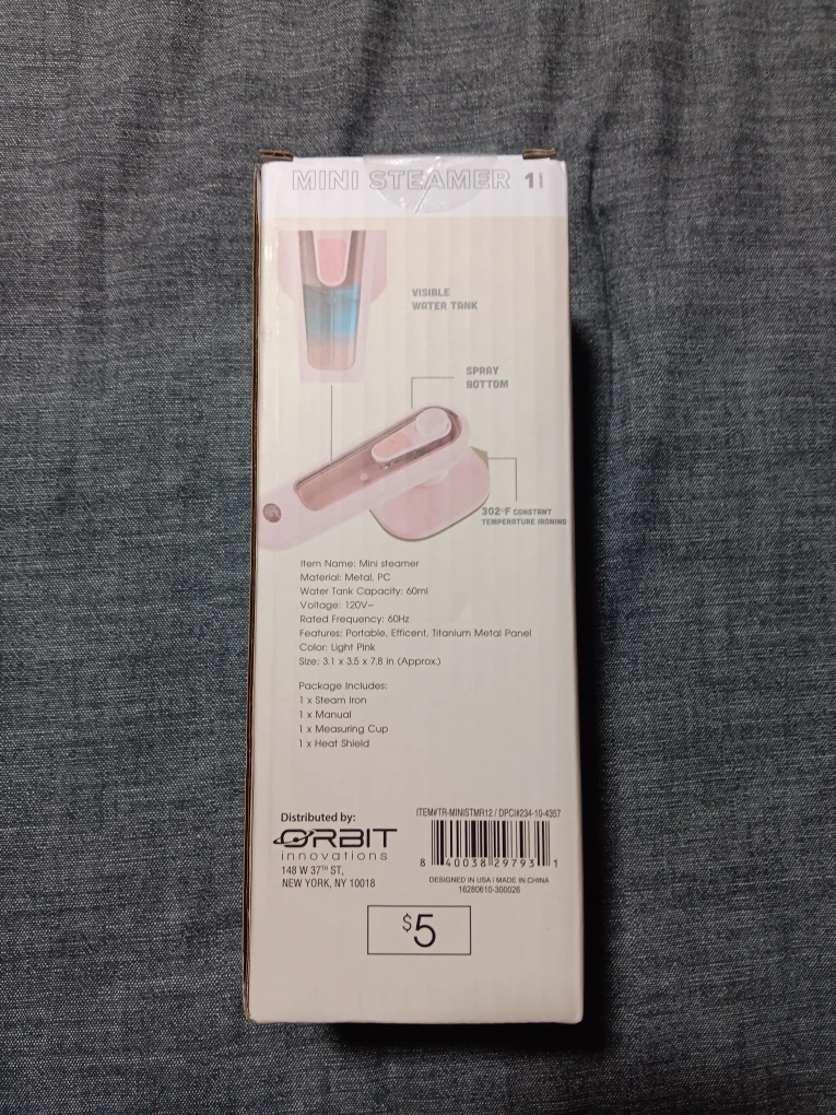 Oreit Mini Steamer 11 - Portable Iron - photo 2