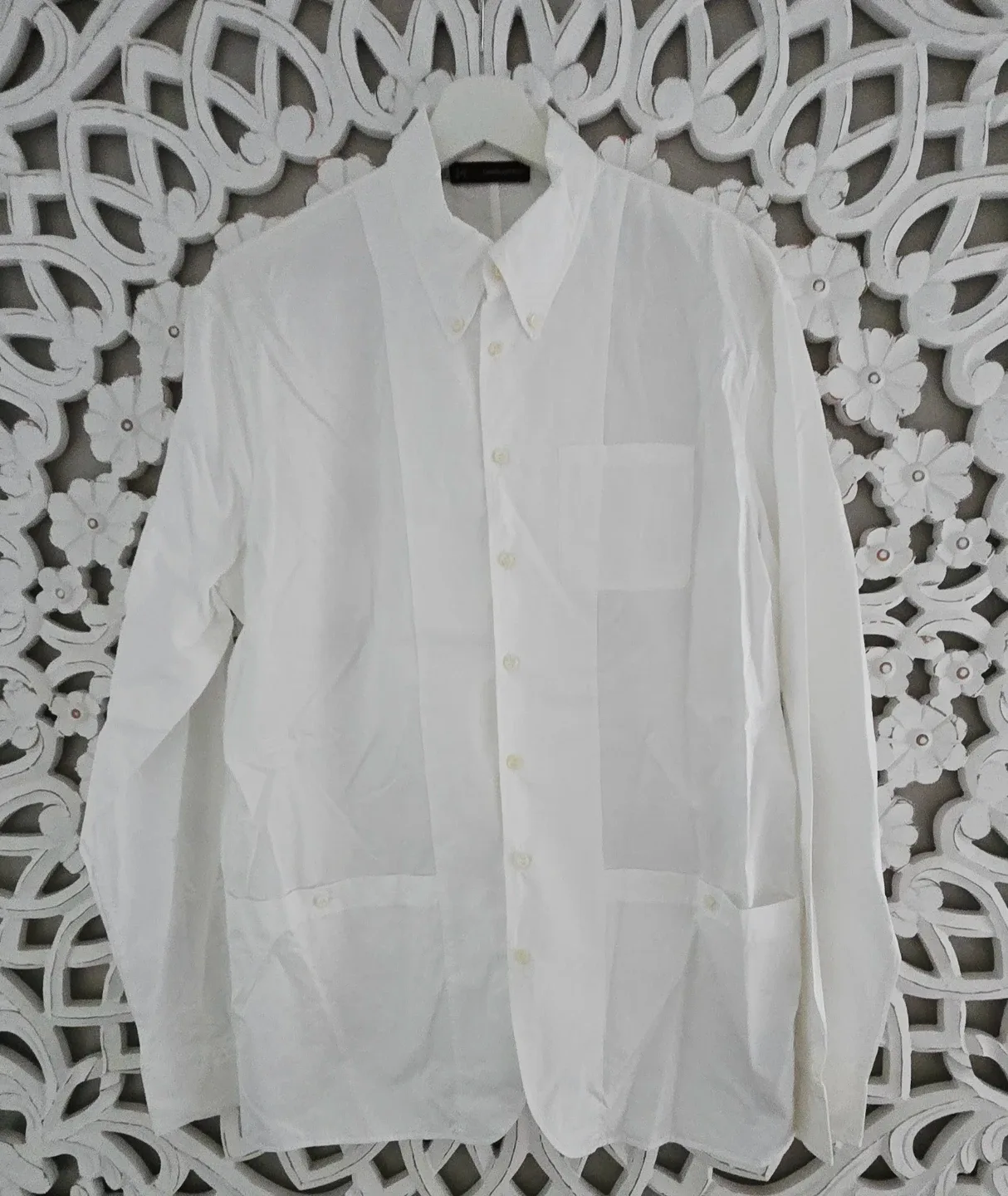 DSQUARED2 White Long Sleeve Shirt - Size 50