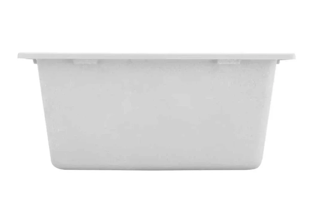 34" White Drop-In Composite Granite Sink image indicator(2)