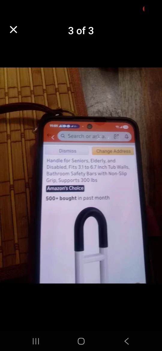 New Bathroom Safety Bar Handle