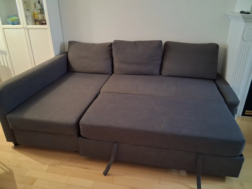 IKEA Friheten Sleeper Sectional Sofa - Grey