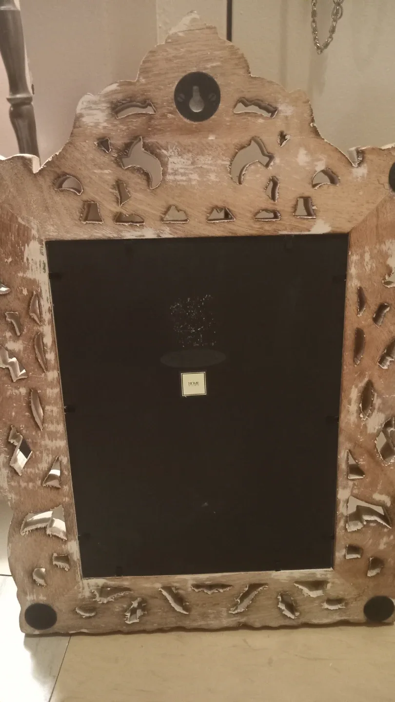 Ornate Wood Mirror image indicator(3)