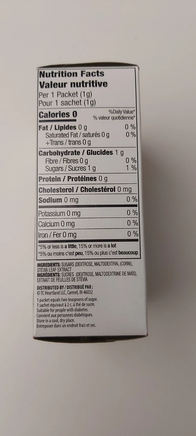 Stevia Extract Zero Calorie Sweetener, 40 packets - photo 2