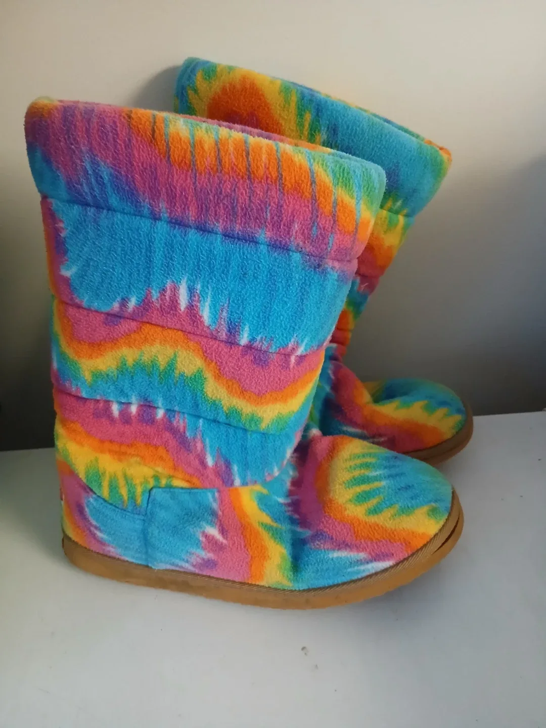 BeePosh Tie Dye Boots - Size XL image indicator(3)