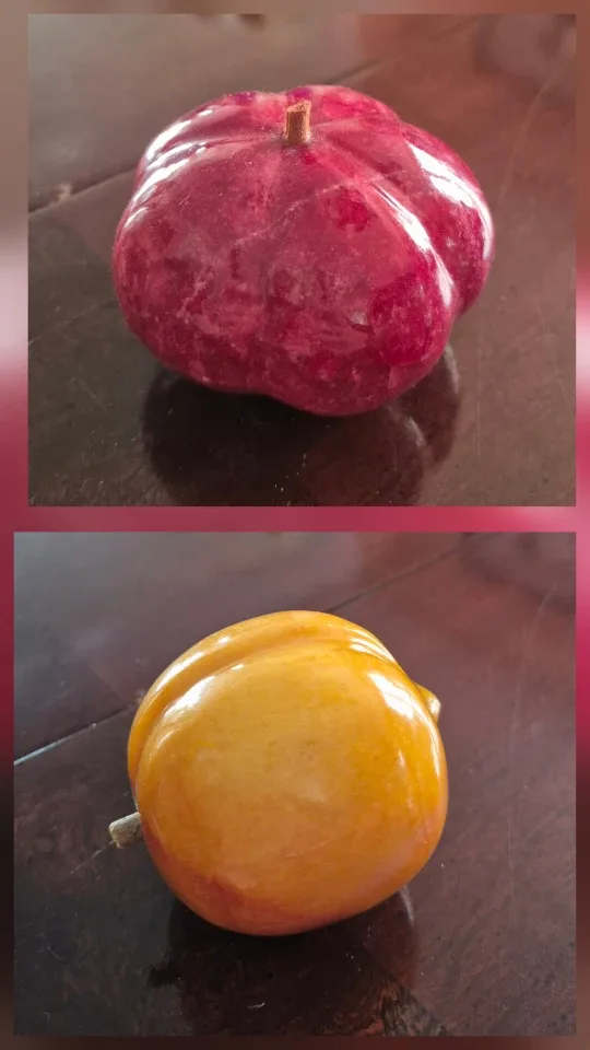 Vintage Italian Alabaster Marble Stone Fruit & Vegetables image indicator(7)