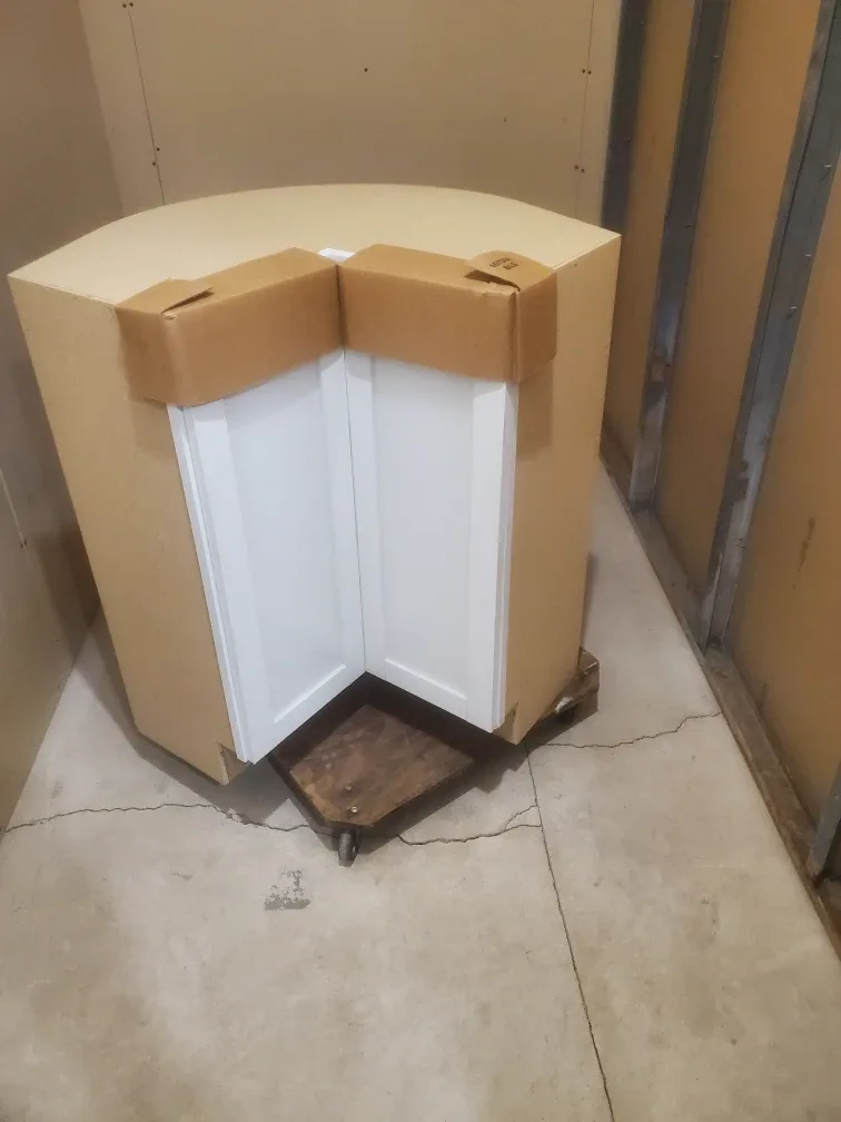 Hampton Bay Courtland 36" Corner Base Cabinet - New in Box!