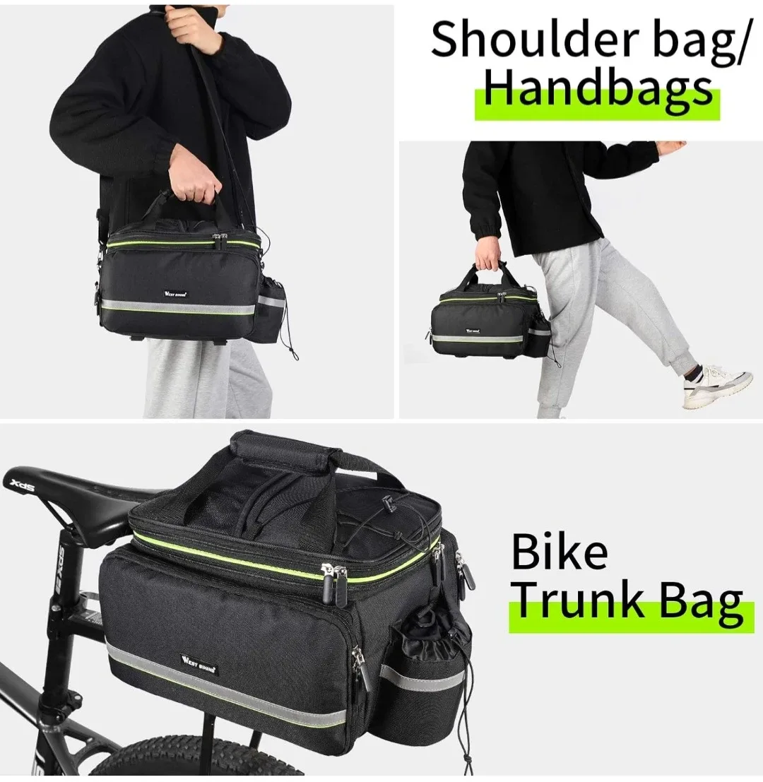 West Biking Bicycle Bag - Black image indicator(7)