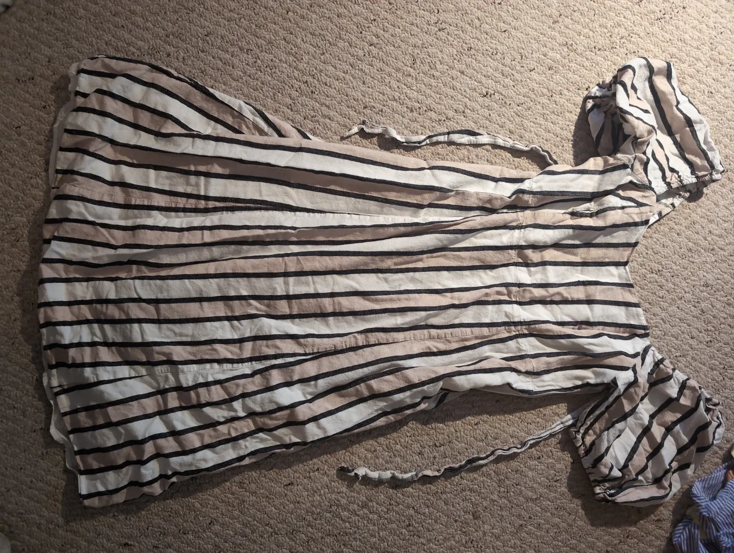 Mint Velvet Striped Dress Size 16