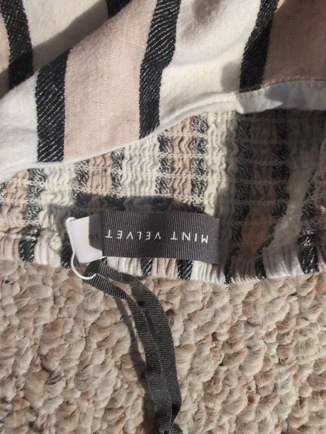 Mint Velvet Striped Dress Size 16 image indicator(2)