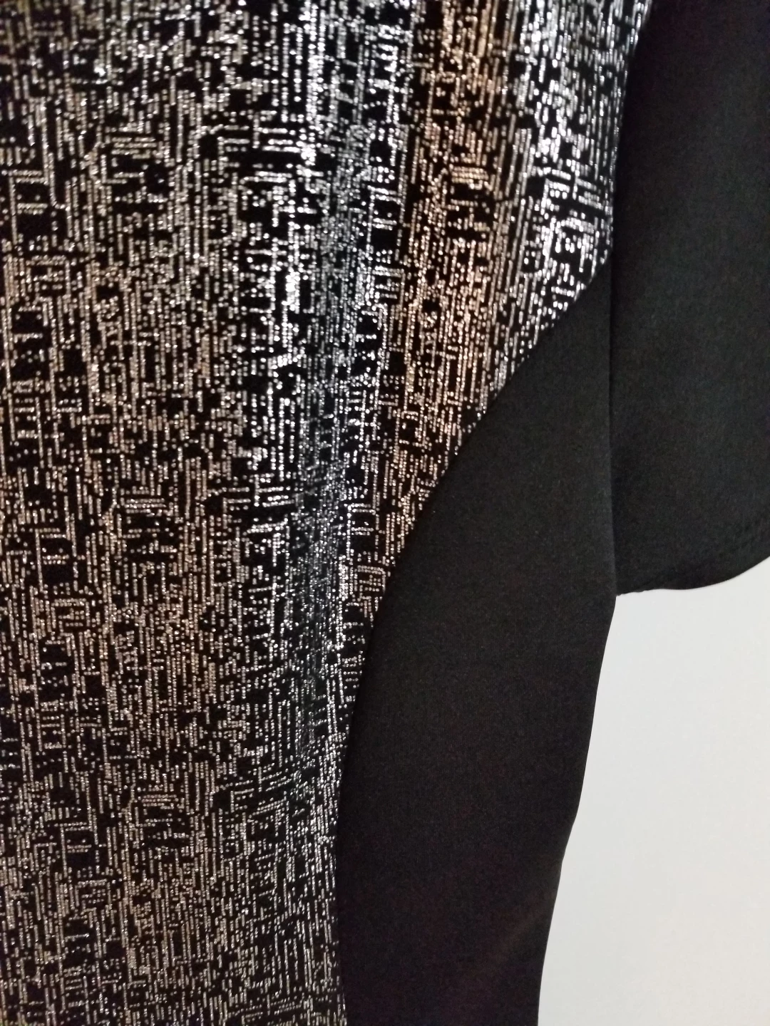 Double Click Black & Silver Dress - Size M - photo 4