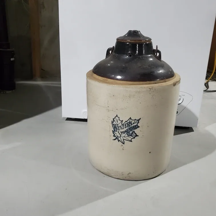 Western Stoneware Crock Jug