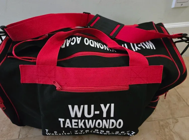 WU-YI Taekwondo Bag - Red and Black
