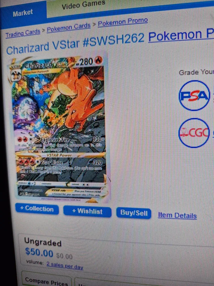 Charizard VStar #SWSH262 Pokemon Promo Card