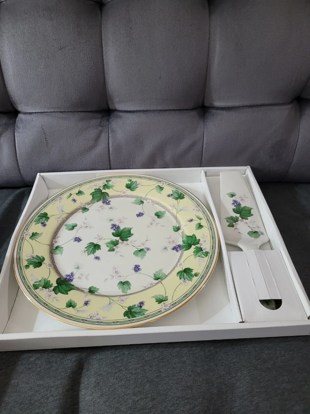 Cake Plate/Server Set 10.5in