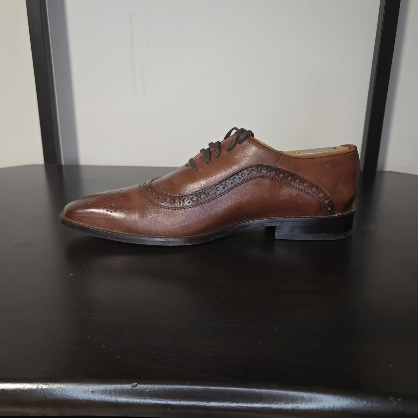 Just-A-Men-Shoe Oxford Dress Shoes – Chili Brown – Goodyear Welt - photo 5