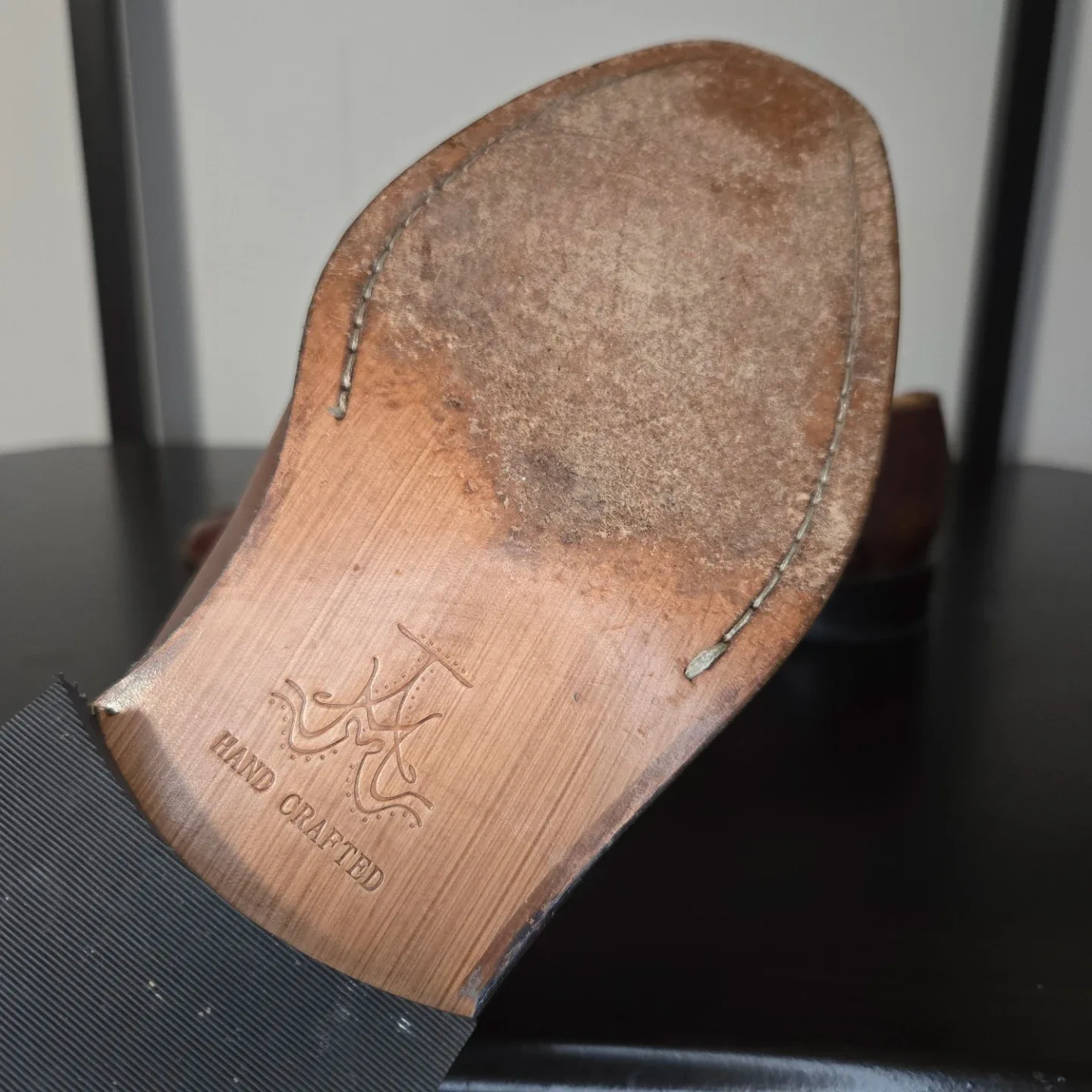 Just-A-Men-Shoe Oxford Dress Shoes – Chili Brown – Goodyear Welt image indicator(8)