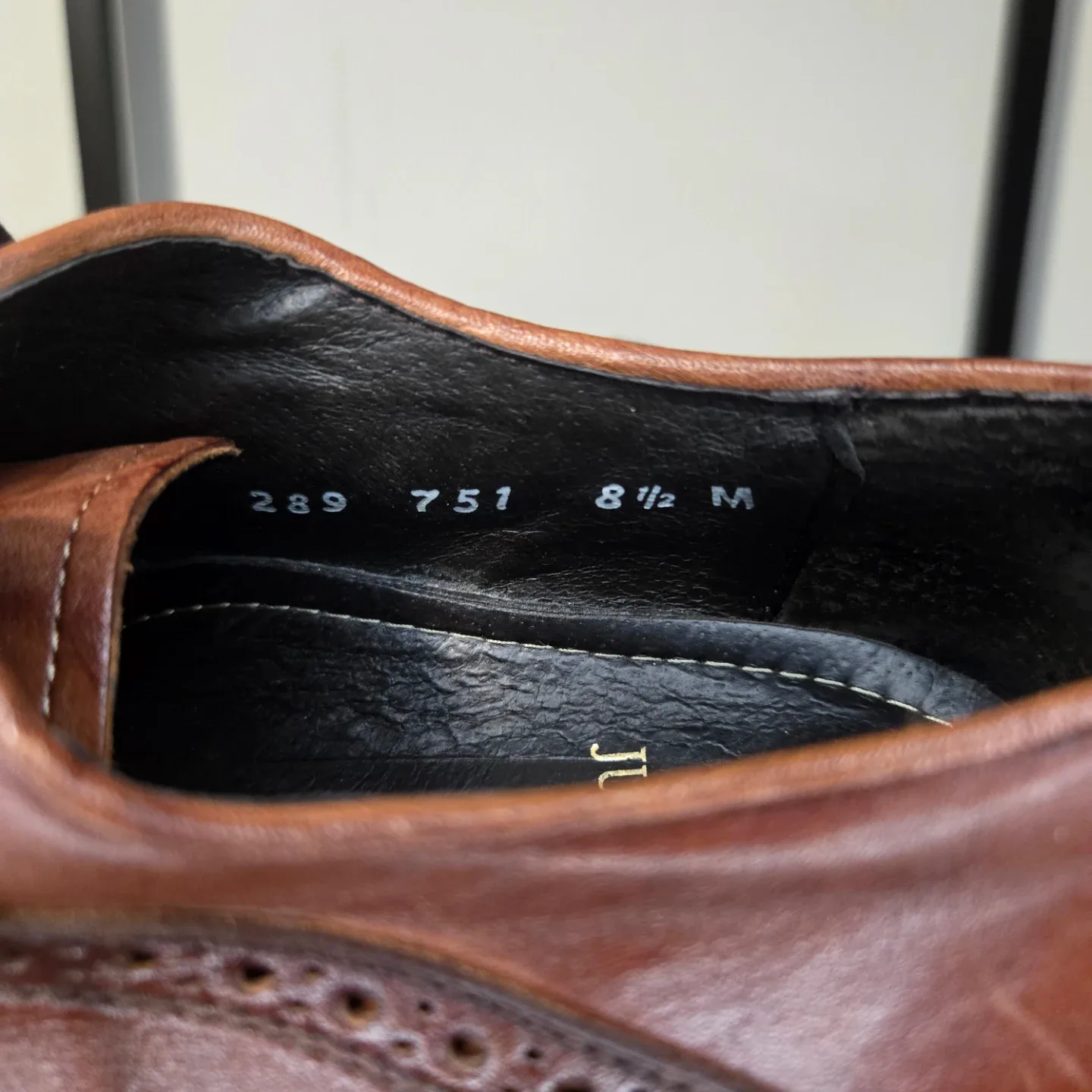 Just-A-Men-Shoe Oxford Dress Shoes – Chili Brown – Goodyear Welt image indicator(9)