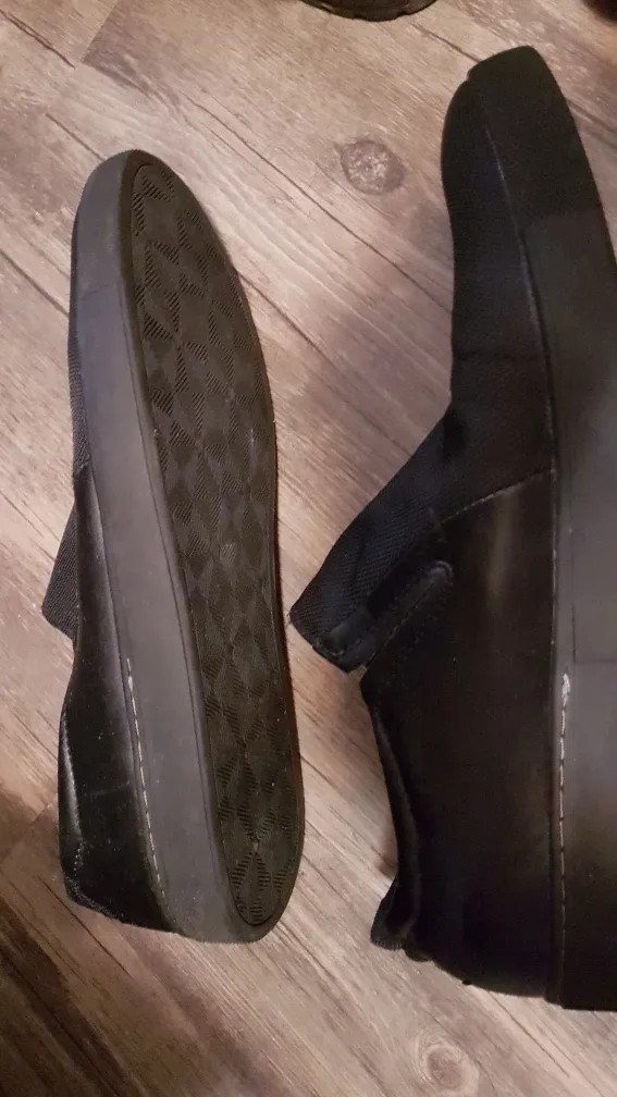 Steve Madden Men's Black Slip-On Shoes - Size 11