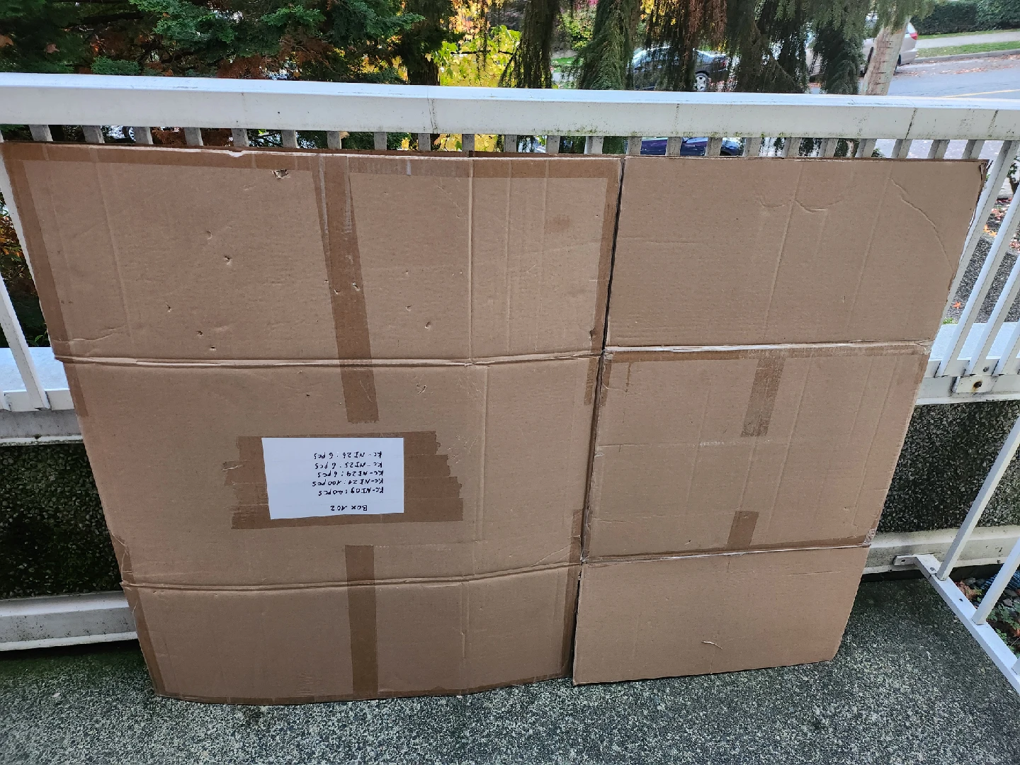 6 big size boxes