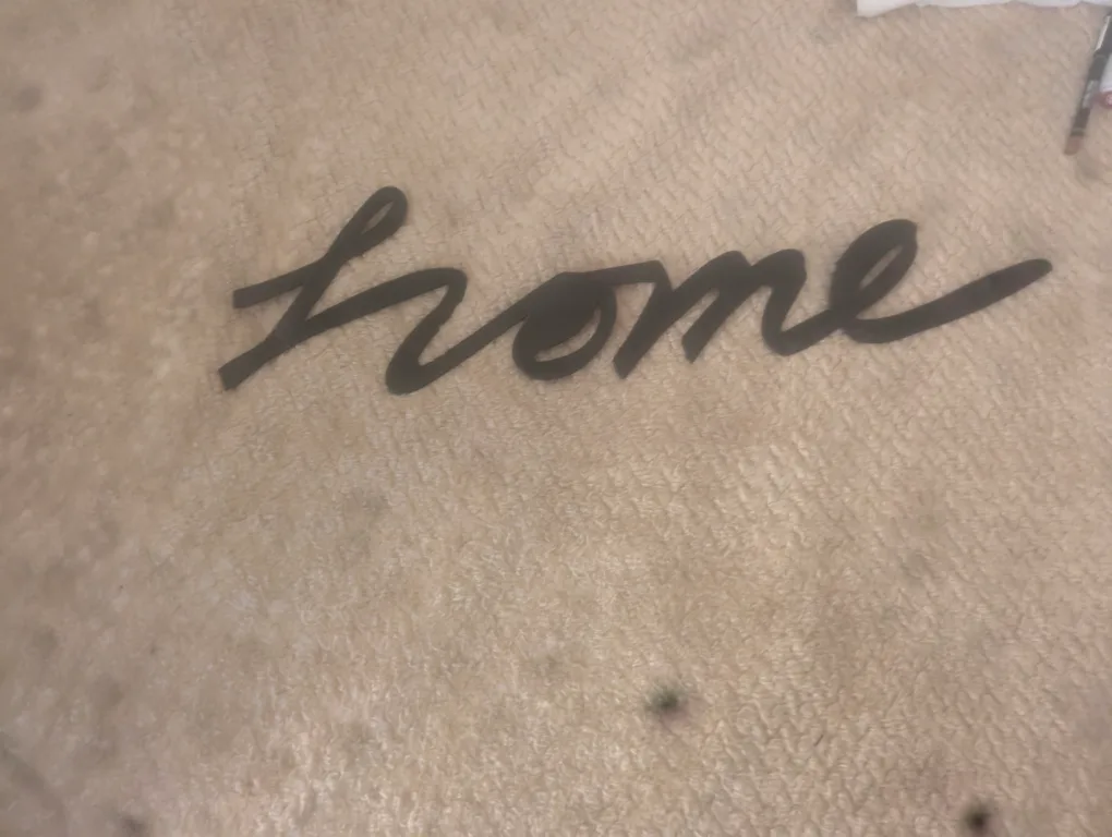 "Home" Wall Decor - Black Metal image indicator(2)