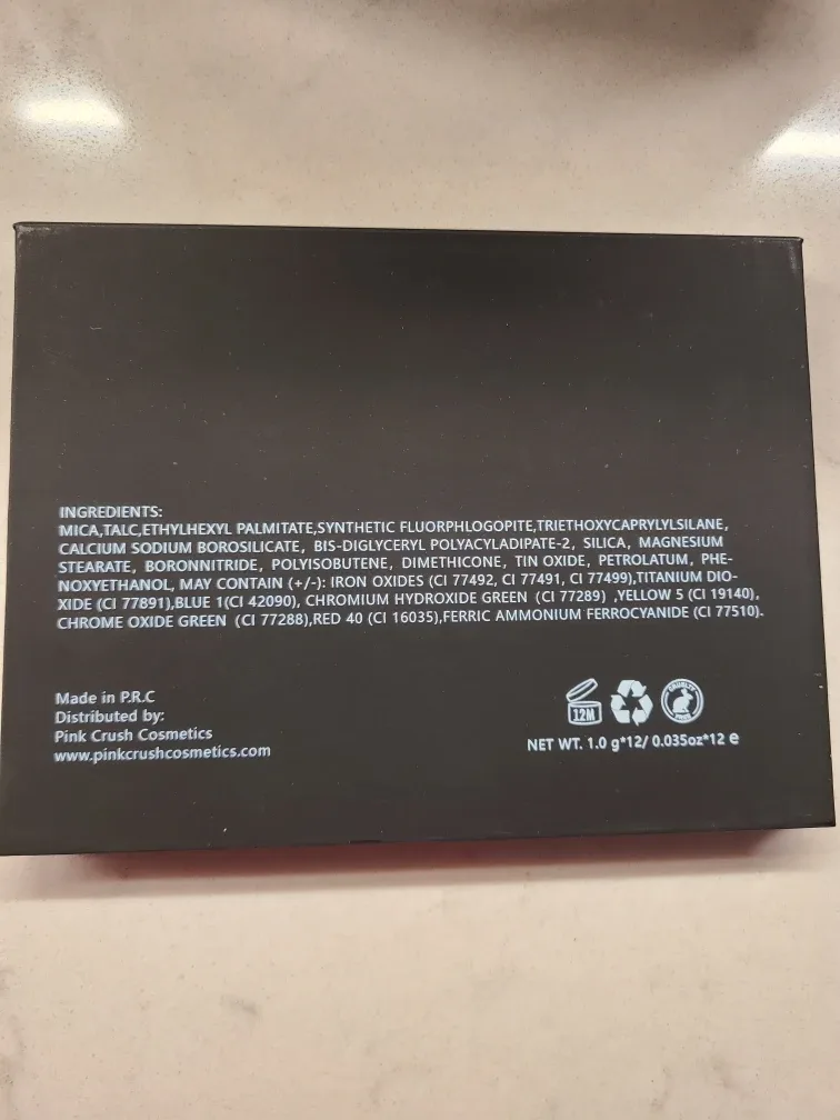 Pink Crush Cosmetics Fairy Tales Eyeshadow Palette image indicator(5)