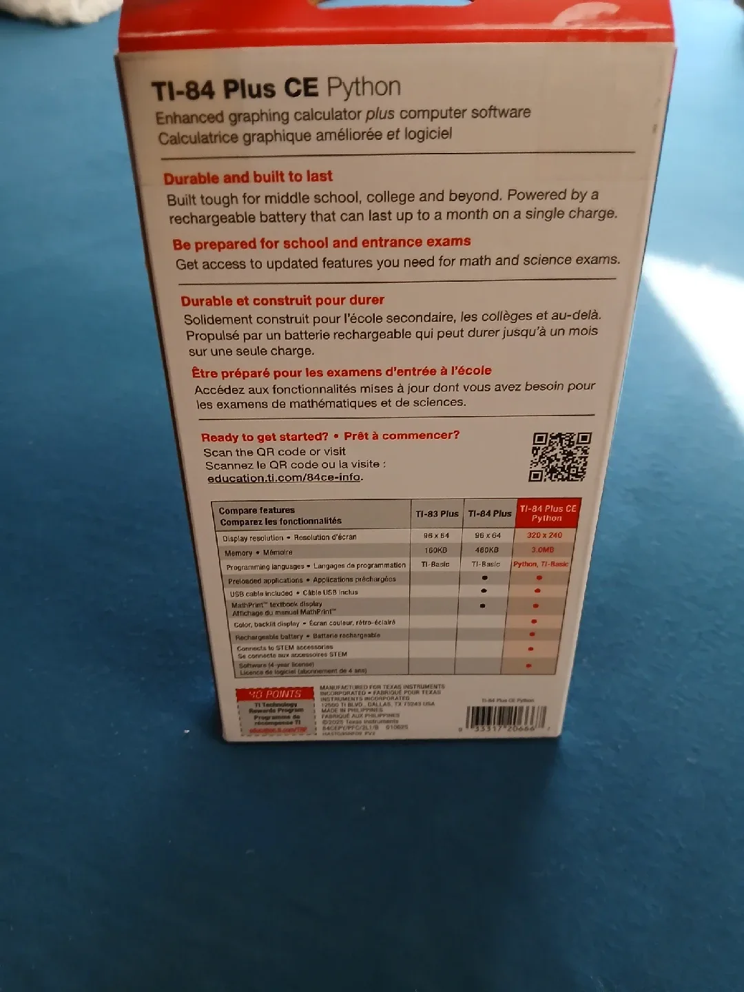 *BRAND NEW* TI-84 Plus CE Python Graphing Calculator image indicator(3)