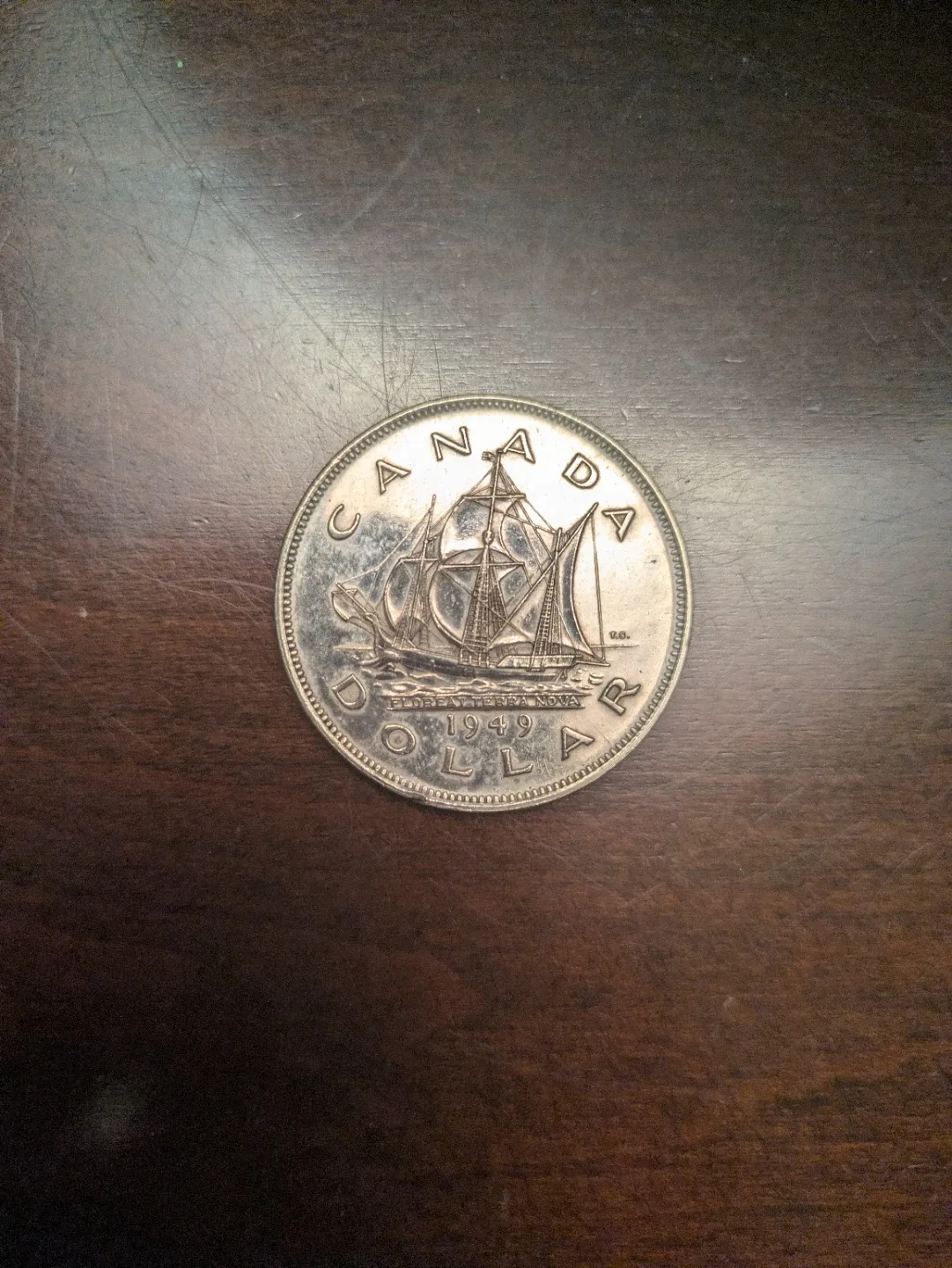 1949 Canada Silver Dollar Coin