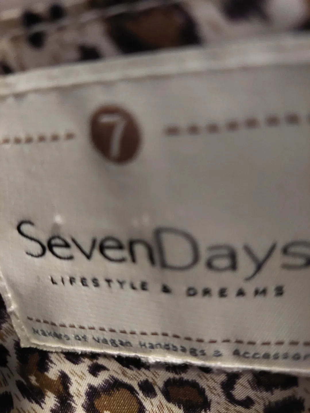 SevenDays Red Vegan Leather Handbag image indicator(2)