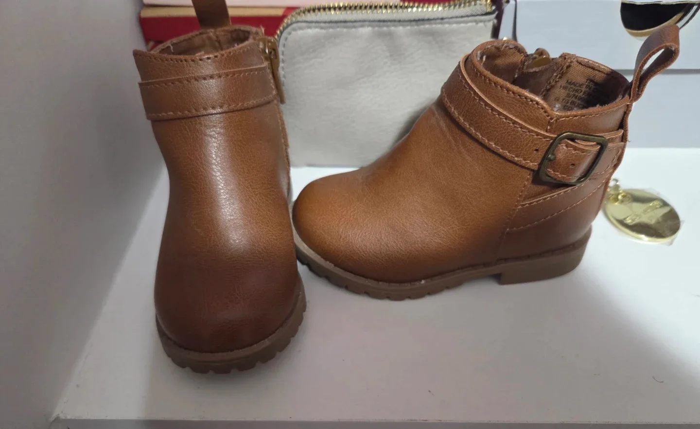 Brown Toddler Ankle Boots From Old Navy