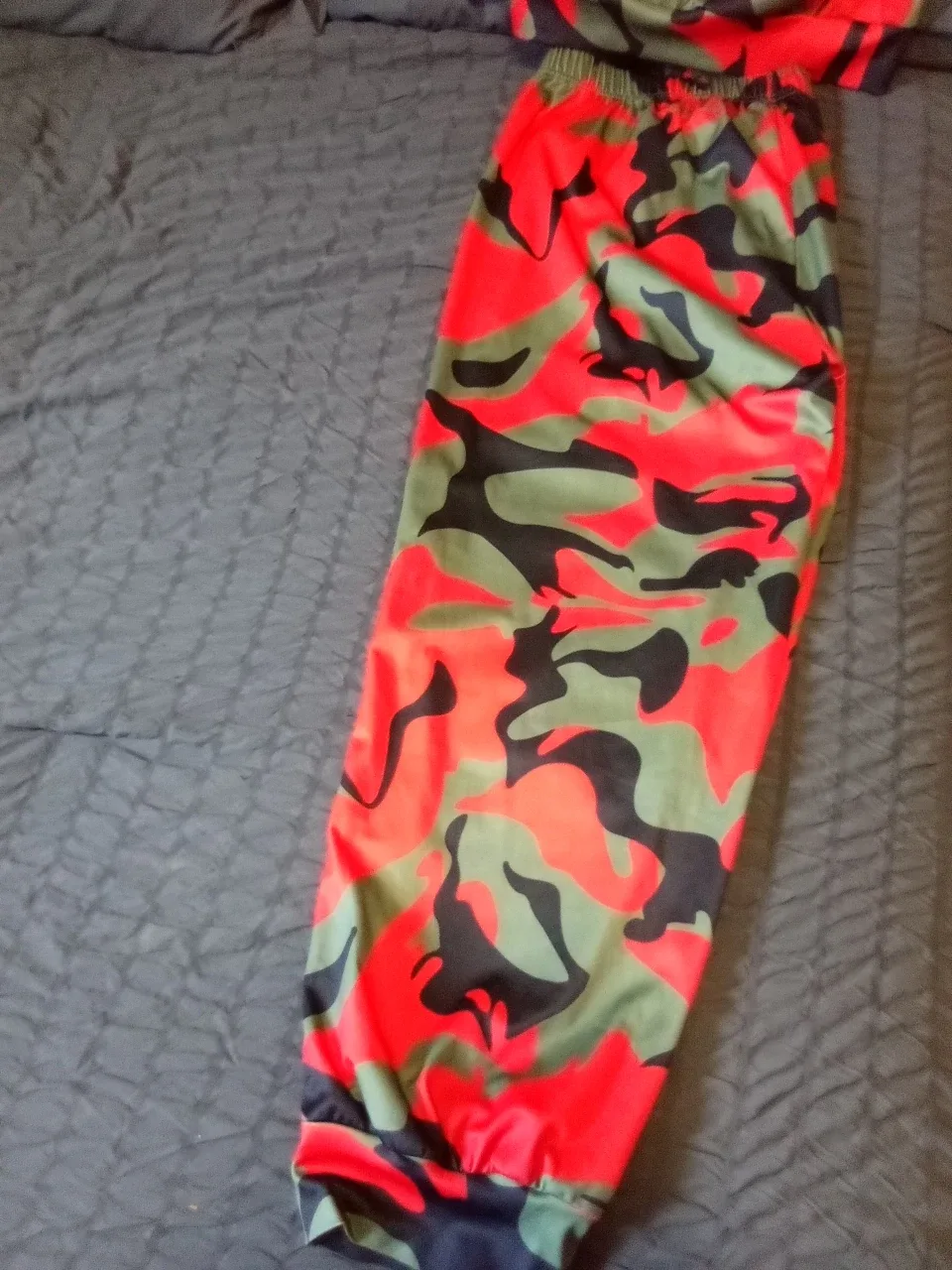 Camouflage Print Loungewear Set