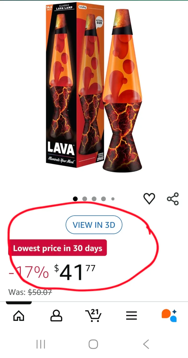 Lava Original Volcanic Crags Lamp image indicator(9)