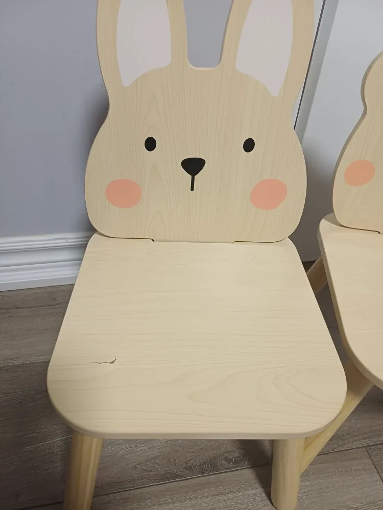 8Oook Animal Chairs Set - Bunny & Bear image indicator(8)