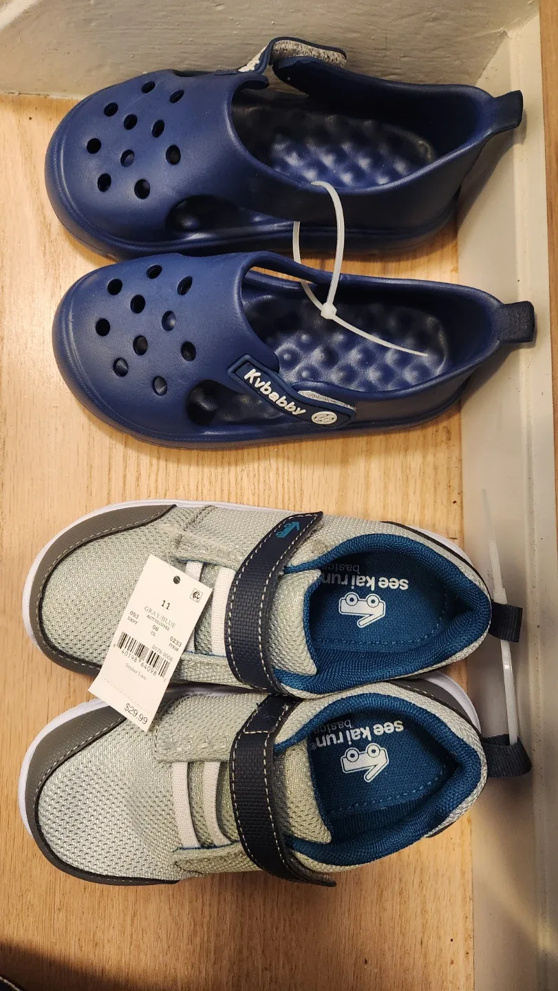 Kids' Shoes Bundle - Skechers Size 12, Crocs, See Kai Run image indicator(5)