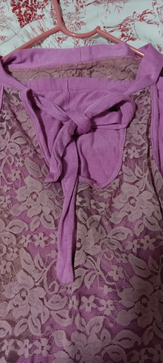 Purple Lace Top