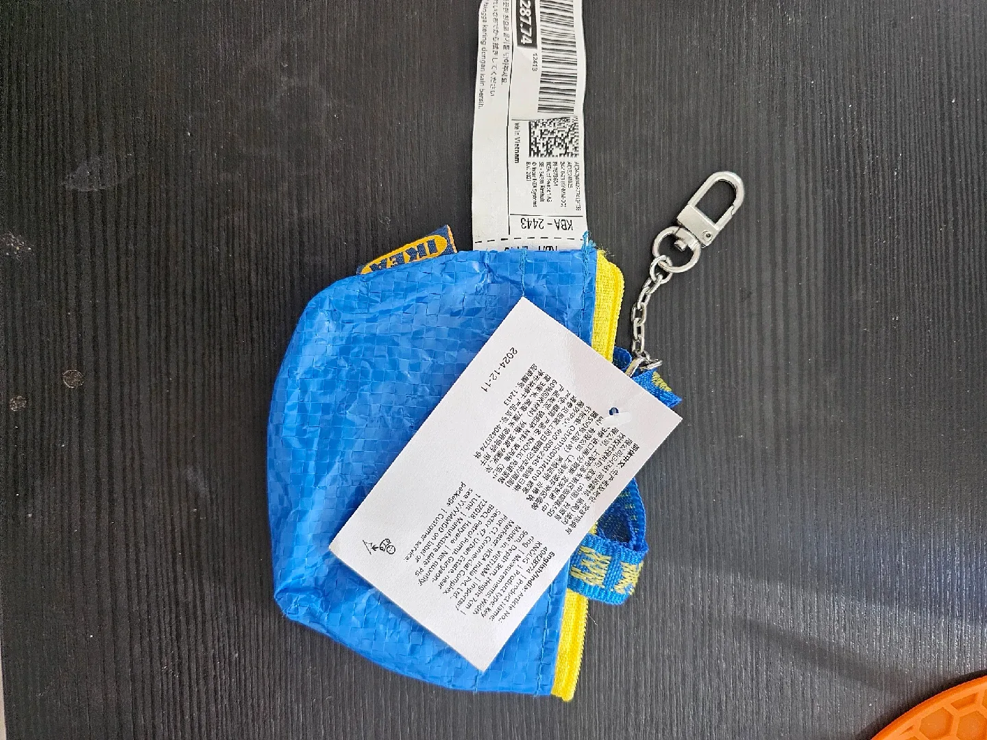 IKEA FRAKTA Blue Coin Purse image indicator(3)