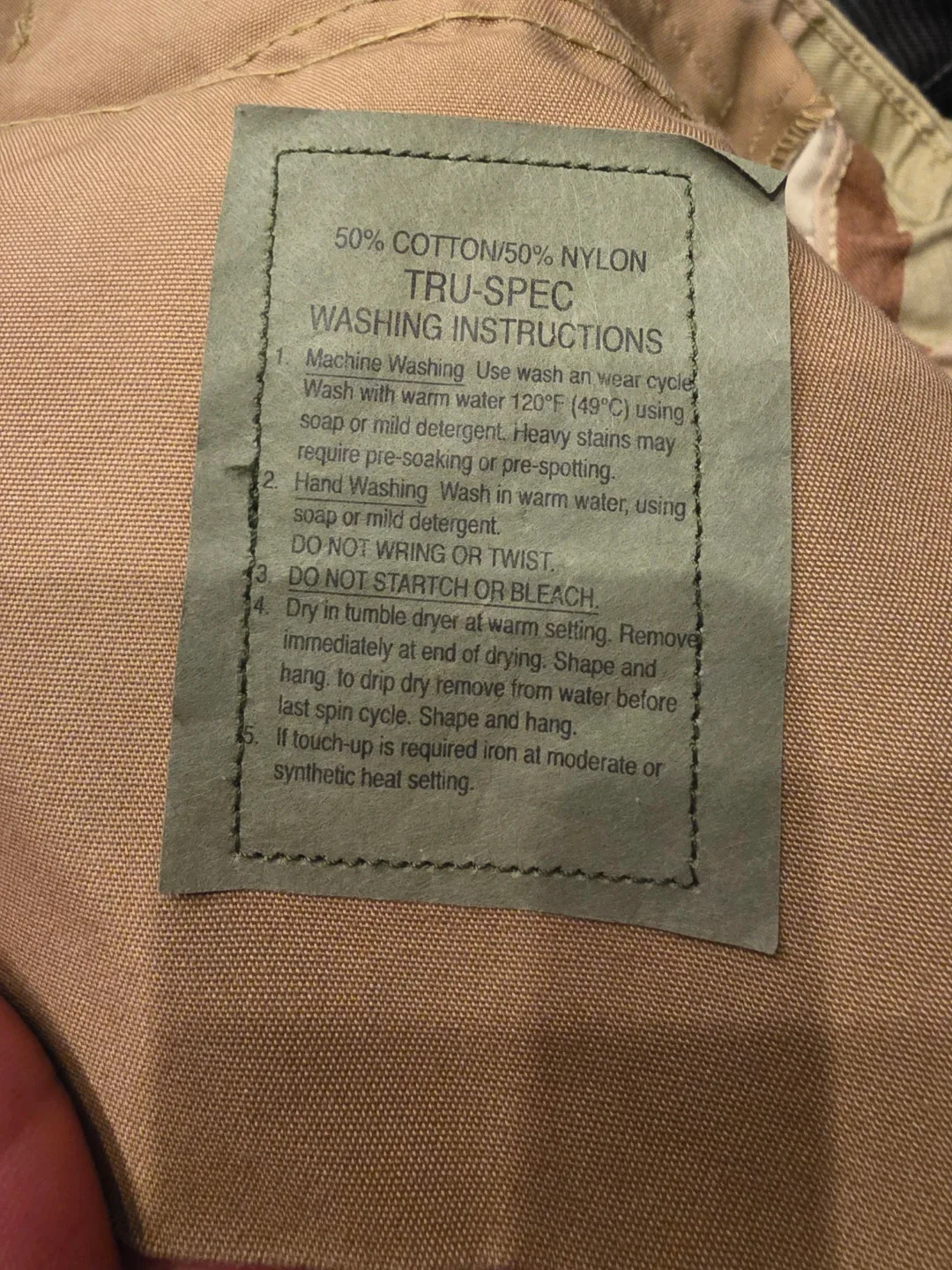 Tru-Spec Desert Camo Cargo Pants, Large