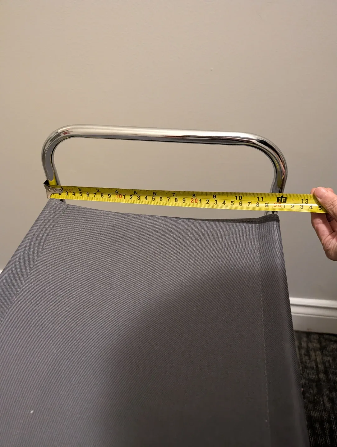 Grey Storage Shelf with 2 Fabric Bins image indicator(4)