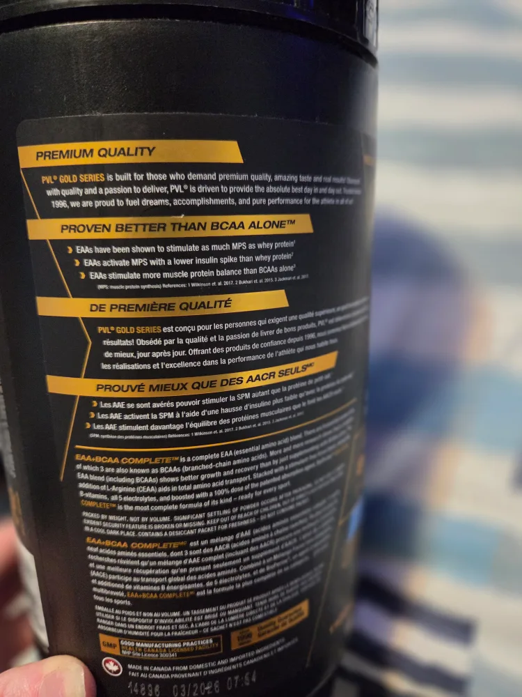 PVL Gold Series Glutamine Gold+ Dual Action image indicator(8)