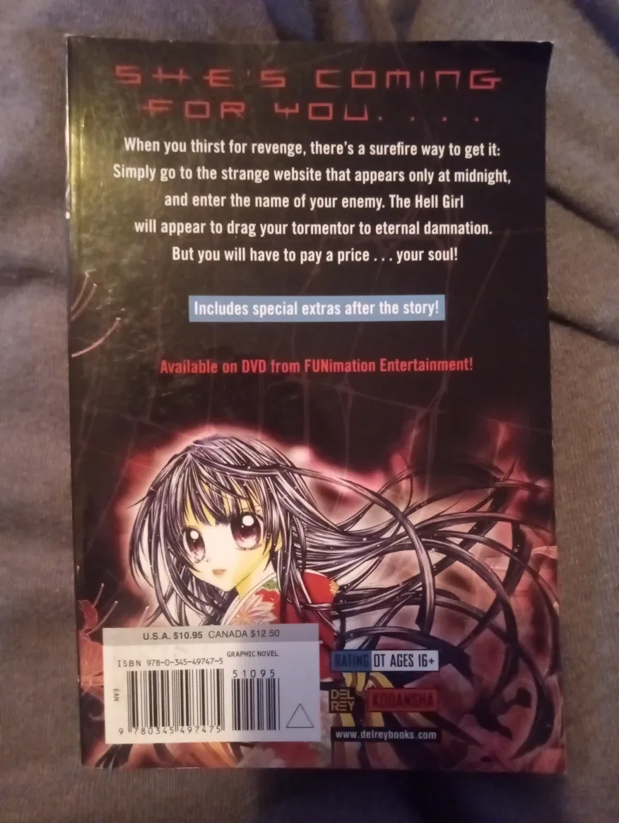 Hell Girl Graphic Novel Manga Volume 1 image indicator(2)